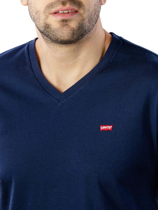 Actual product image Levis Orig HM VNeck T-Shirt dress blues (XL)