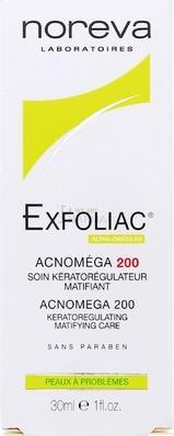 Noreva Acnomega 200 Akne Keratoregulator Pflege Pflege (Gel, 30 ml)