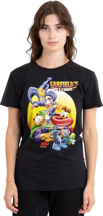 Actual product image Garfield Unisex Adult Tongue Of Doom T-Shirt (M)