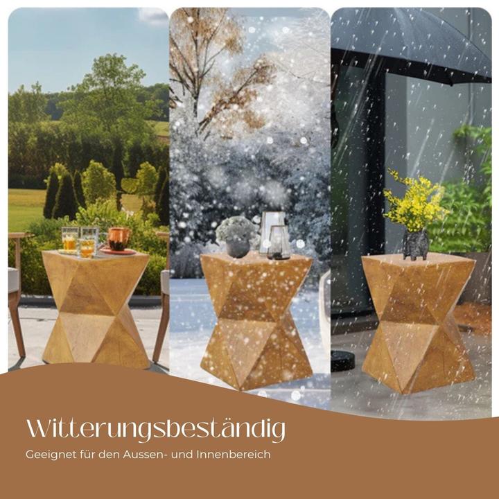 Produktbild Hermex Outdoor-Tisch Gartentisch Akzenttisch Beistelltisch Dekotisch