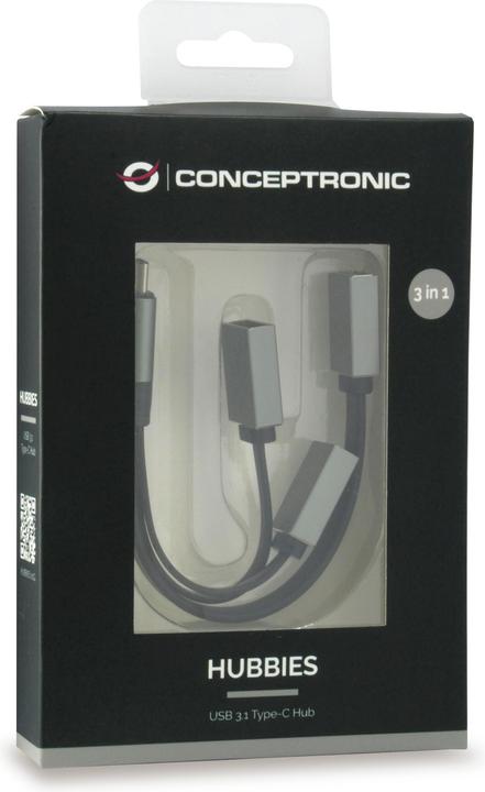 Immagine prodotto Conceptronic Hubbies (USB-C, 3 Porti)