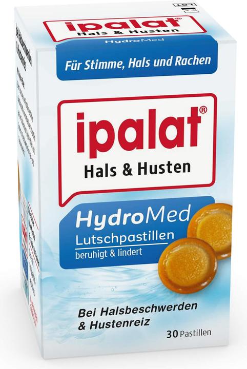 Actual product image Dr. Pfleger ipalat HydroMed throat pastilles, 30 pastilles (30 Piece)