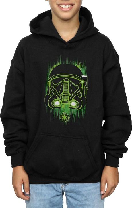 Produktbild Star Wars Rogue One Death Trooper Green Helmet Kapuzenpullover Jungen (140, 146)
