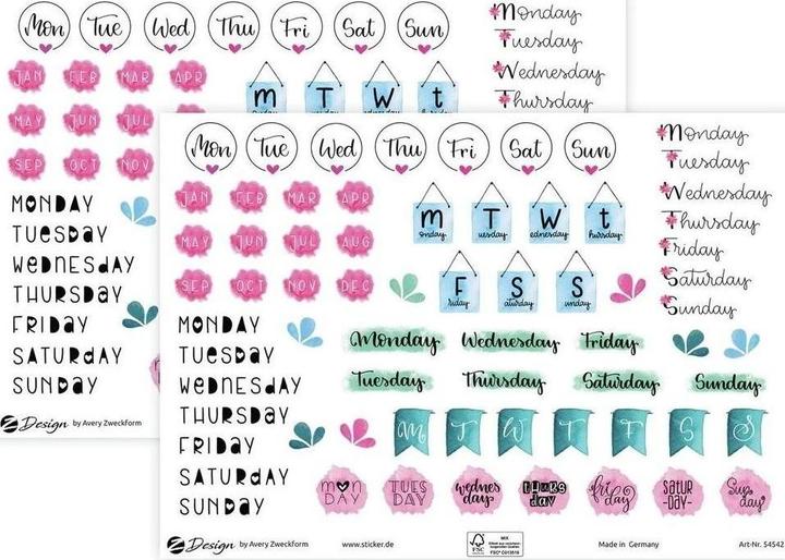 Produktbild Avery Lettering Sticker