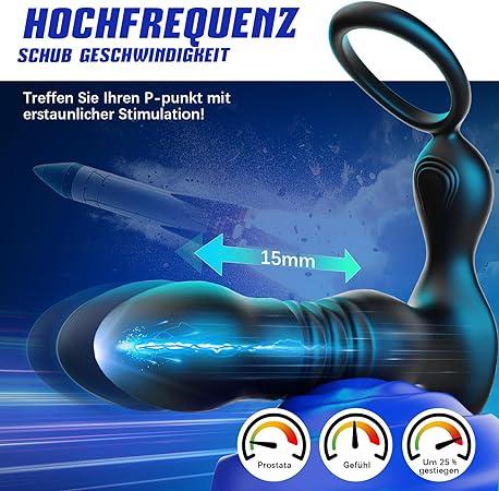 Image du produit Eherson Vibrateur anal avec anneau pénien