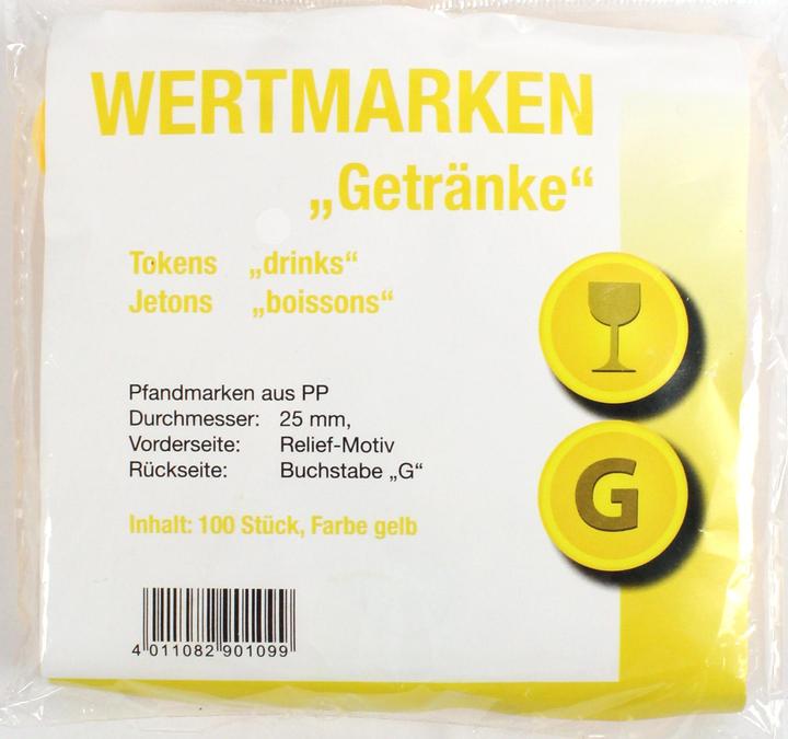 Actual product image W&A Tokens Beverages