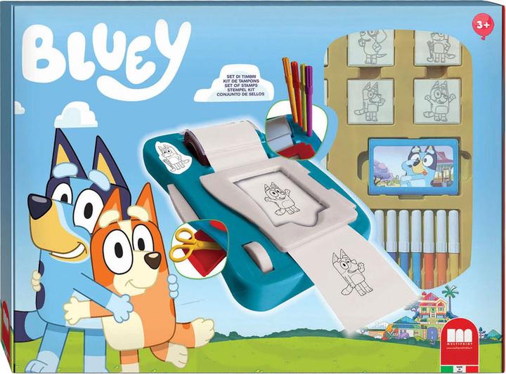 Actual product image Multiprint Bluey sticker machine set