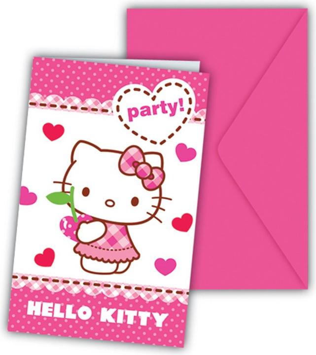 Image du produit FT Cartes d'invitation Hello Kitty (6 pcs)