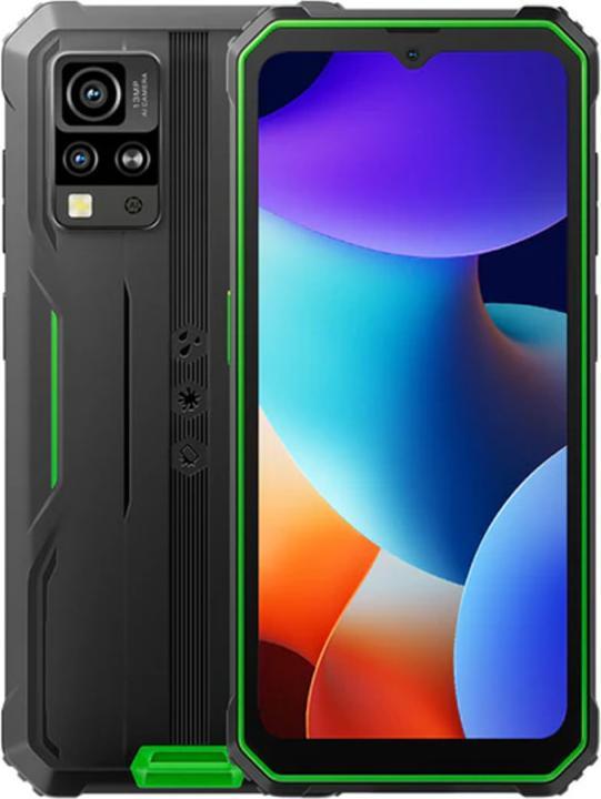 Produktbild Blackview BV4800 Pro (Dual Sim - 6.56" - 128 GB, 4 GB RAM) Grün (128 GB, Vert, 6.56", Dual SIM)