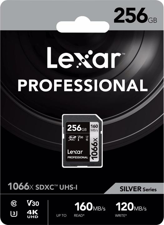 Immagine prodotto Lexar Scheda SDXC 256GB Professional 1066x UHS-I V30 U3 (256 GB, SDXC, U1, UHS-I)