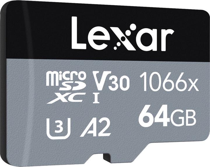 Lexar Silver (64 Go, microSDXC, U3, UHS-I)
