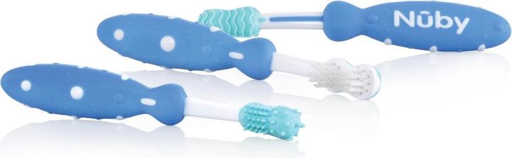 Produktbild Nuby Zahnputztrainer 3er Set (Weich, 3 x)