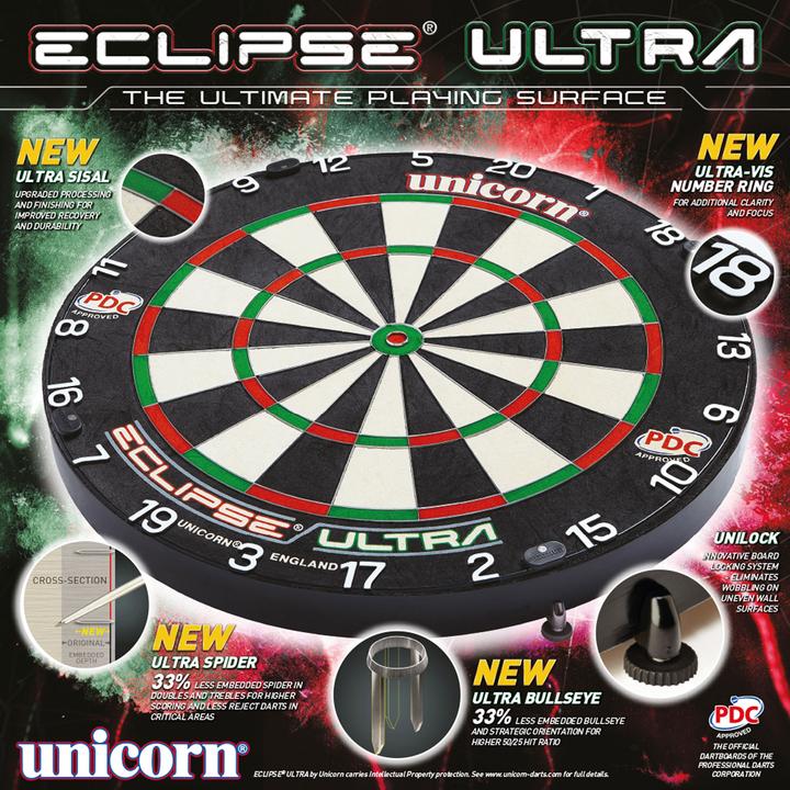 Produktbild Unicorn Eclipse Ultra - Official PDC Bristle Board