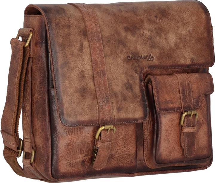 Produktbild Greenland Nature Mascu & Line Umhängetasche Leder 30 cm