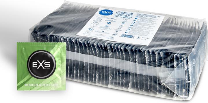 Actual product image EXS Ribbed & Dotted (100 pcs.)