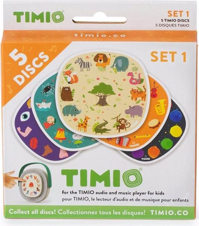 Immagine prodotto Timio Set di dischi audio 1 (Francese, Italiano, Tedesco, Portoghese, Multilingue, Spagnolo, Inglese, Cinese, Islandese)