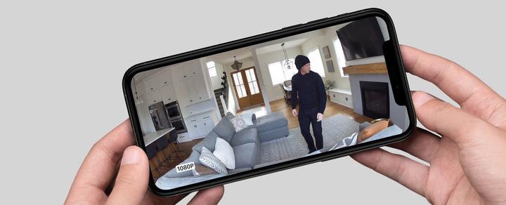 Actual product image Arlo Essential Indoor Camera, black (1920 x 1080 Pixels)