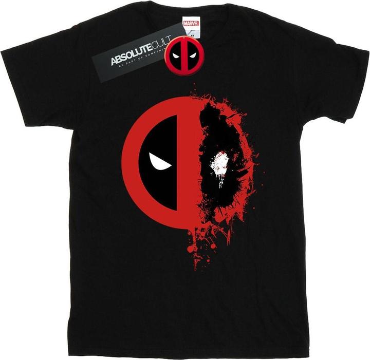 Produktbild Deadpool Split Splat Logo TShirt (S)