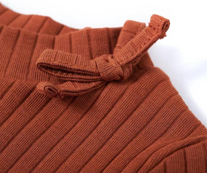 Produktbild VidaXL Kinder-Langarmshirt Cognac 116,Material: 95 % Baumwolle. 5 (116)