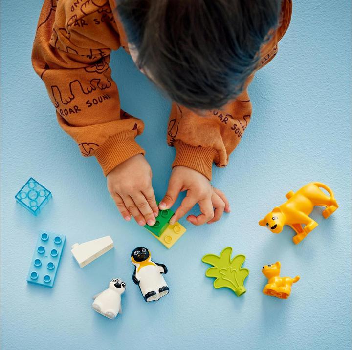 Actual product image LEGO Wildtier-Familien: Pinguine und Löwen (10442)