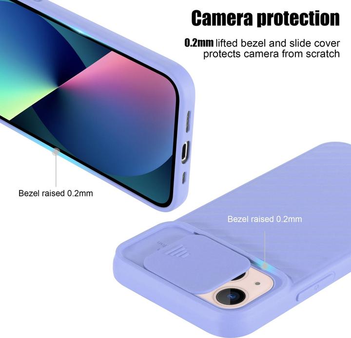 Image du produit Cadorabo Couverture TPU avec protection pour appareil photo (Apple iPhone 13)