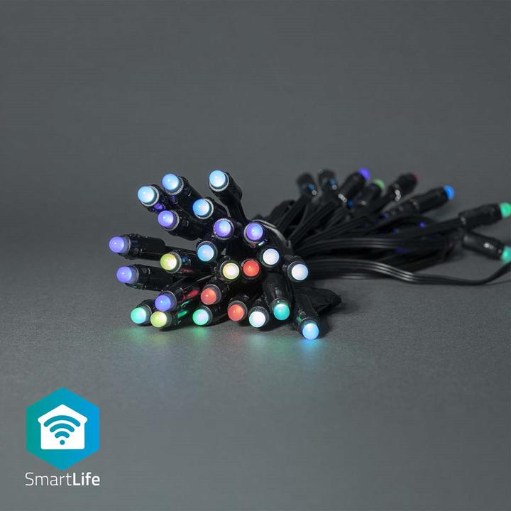 Actual product image Nedis SmartLife Decorative LED | Wi-Fi | RGB | 48 LED's | 10.80m | Android™ / IOS (0.23 m)