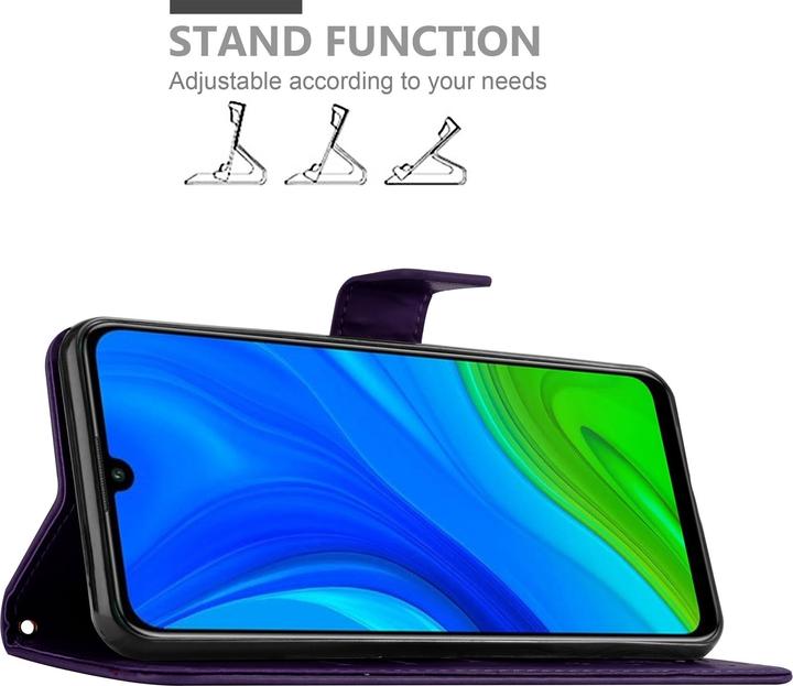 Productafbeelding Cadorabo Bloemen Boekomslag (Huawei P Smart (2020))