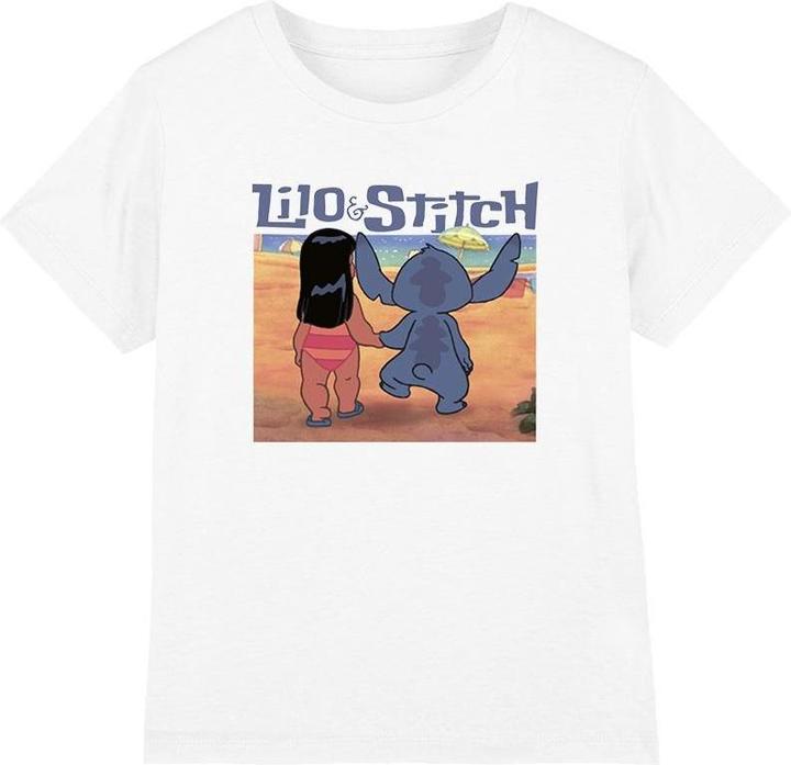 Actual product image Lilo & Stitch Childrens/Kids Into The Sunset T-Shirt (152, 158)