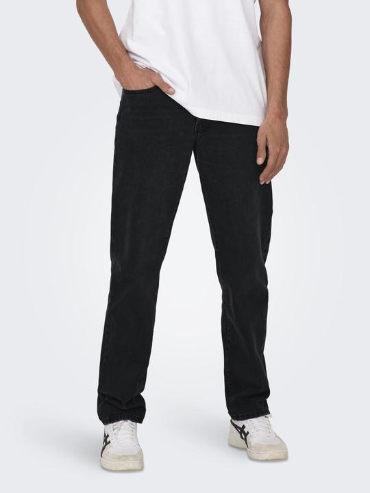 Produktbild Only & Sons Onsedge Straight Black 6985 Tai Dnm Noos (W26/L32)