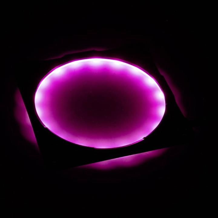 Actual product image Phanteks Halos Lux Digital 120mm Frame Digital RGB alu / black (Multicoloured)
