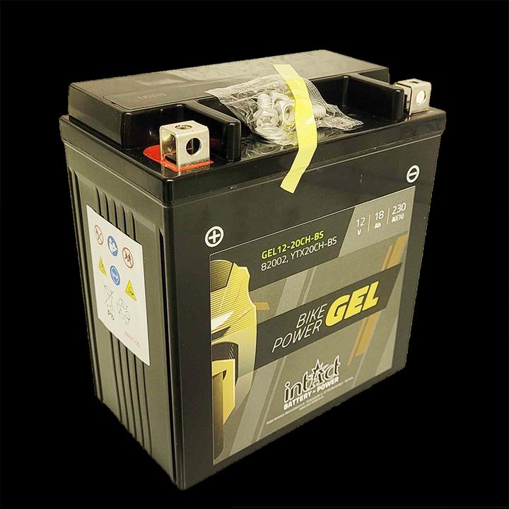 Intact GEL12-20CH-BS Bike-Power GEL 18Ah Batterie moto (DIN 82002) YTX20CH-BS (12 V, 18 Ah, 230 A)