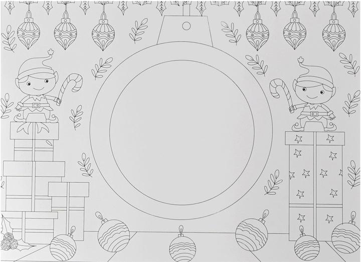 Immagine prodotto Libro da colorare Tovaglietta di Natale, 12 pezzi.
