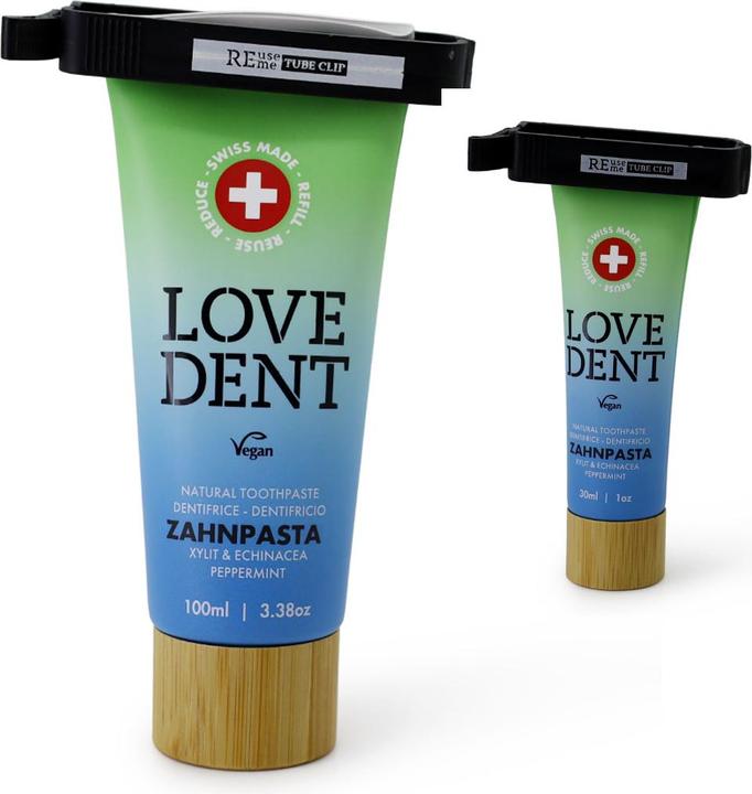 Actual product image ReUseMe LOVE DENT Toothpaste without Fluoride with Echinacea & Xylitol (100 ml)