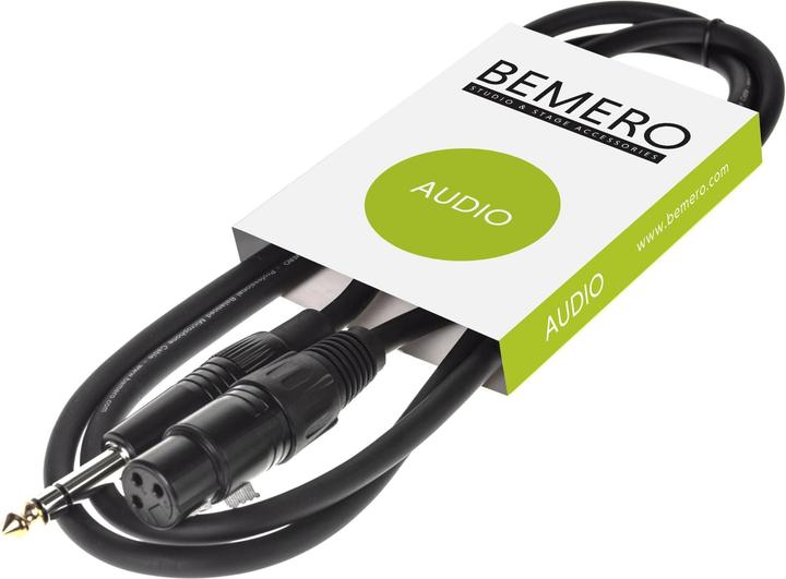Immagine prodotto Bemero XLR — jack da 6,3 mm (0.75 m, Jack 6,3 mm, XLR)