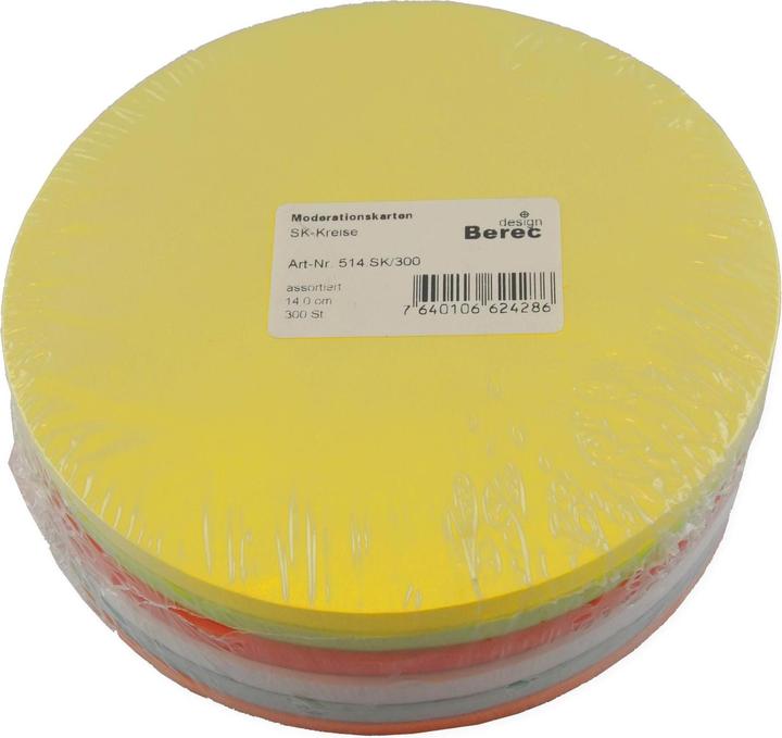Actual product image Berec Self-adhesive moderation cards