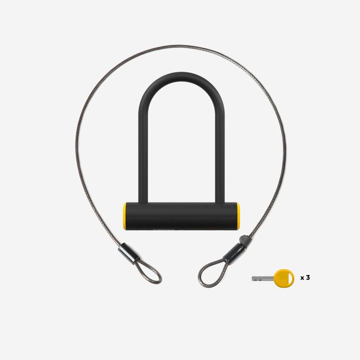 Immagine prodotto Decathlon Lucchetto per bici U-lock D 900M ART2 + cavo