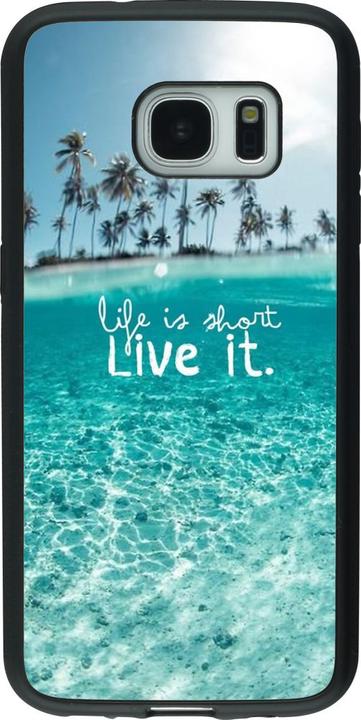 Image du produit PhoneLook Coque Silicone rigide noir Summer 18 24 (Samsung Galaxy S7)
