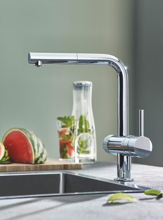 Image du produit Grohe Robinet de cuisine avec fonction filtre Blue chromé brillant 30385000