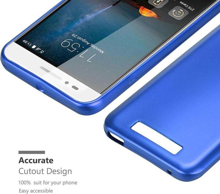 Actual product image Cadorabo TPU Matt Metallic Cover (ZTE Blade A612)