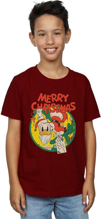 Immagine prodotto Disney Donald Duck Merry Christmas Maglietta Ragazzi (152, 158)