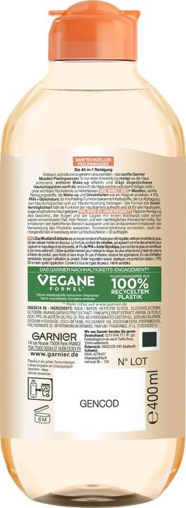 Actual product image Garnier Toilet Micellaire (Micelle water, 400 ml)