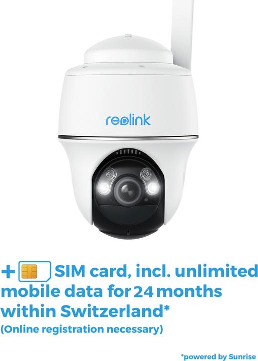 Actual product image Reolink Go G440 4K PT LTE camera (3840 x 2160 pixels)