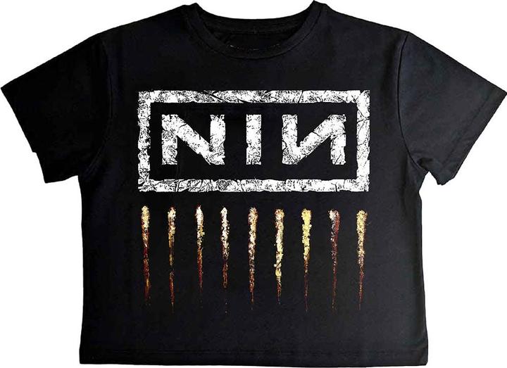 Nine Inch Nails Downward Spiral Crop Top (Girlie) (S)