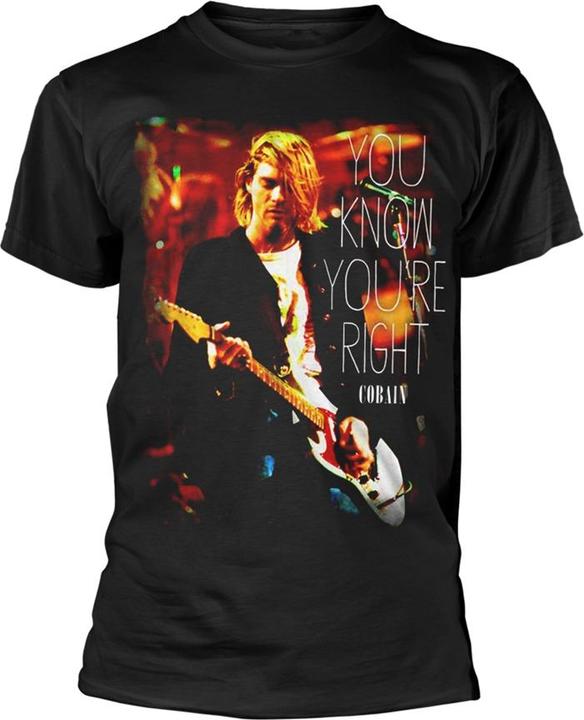 Actual product image Kurt Cobain You Know You'Re Right (M)
