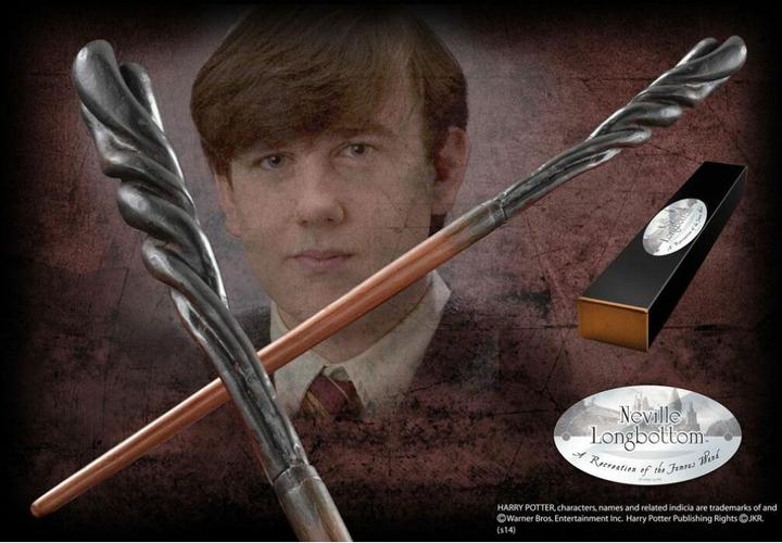 Actual product image Noble Collection Harry Potter Wand Neville Longbottom (Character Editio