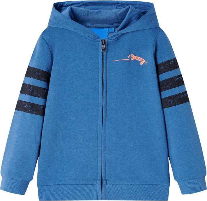 Image du produit VidaXL Sweat à capuche enfant bleu 92,Composition : 80% coton. 20 (92)