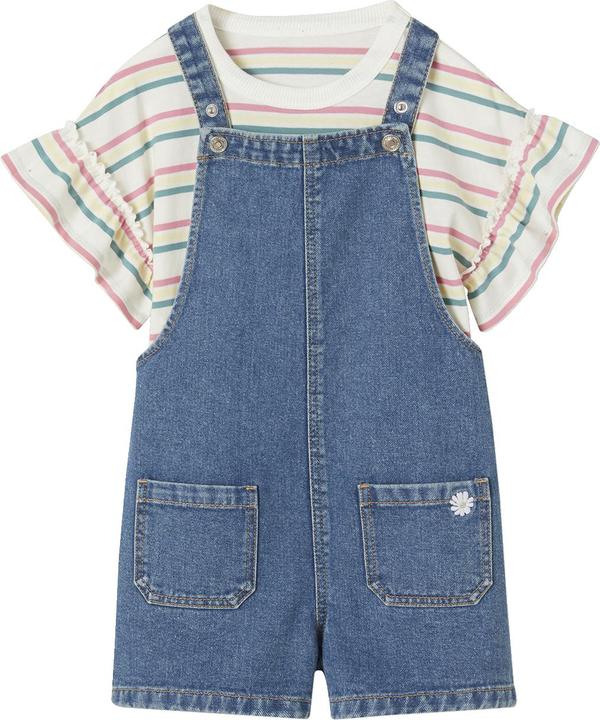 Image du produit Vertbaudet Ensemble pour fille : T-shirt & salopette (158)