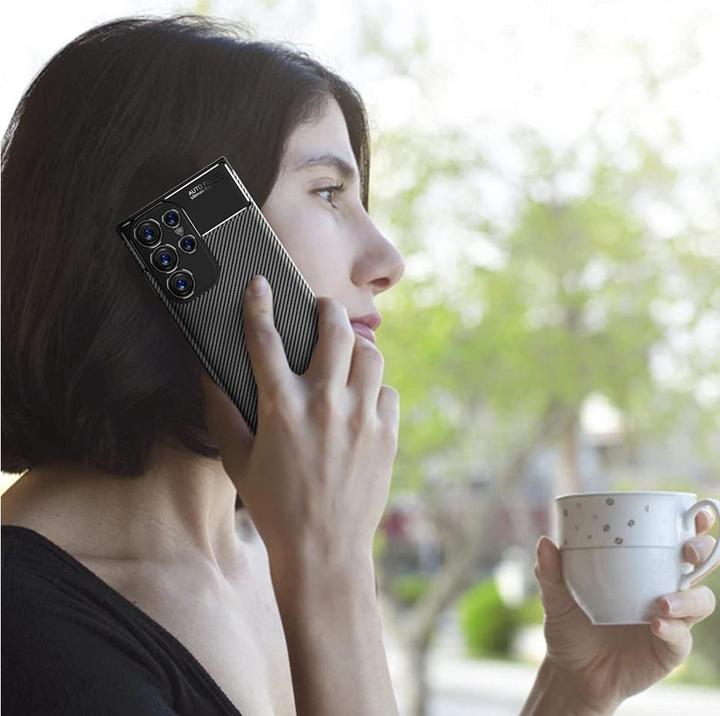 Actual product image Screenguard Carbon Design Case (Samsung Galaxy S24 Ultra)