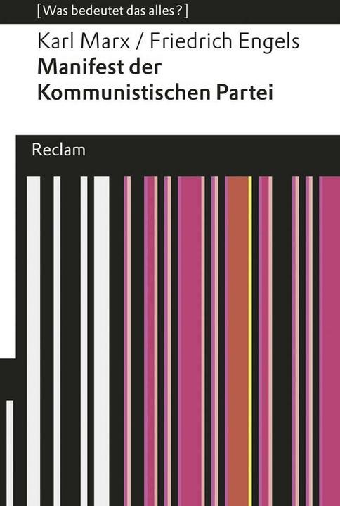 Produktbild Manifest der Kommunistischen Partei (Deutsch, Karl Marx, Friedrich Engels, 2014)