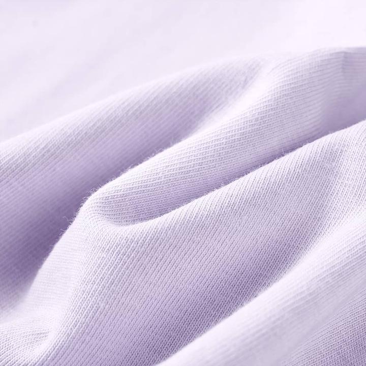 Actual product image VidaXL Children's long-sleeved shirt light lilac 140,Material: 95 % cotton. 5 (140)